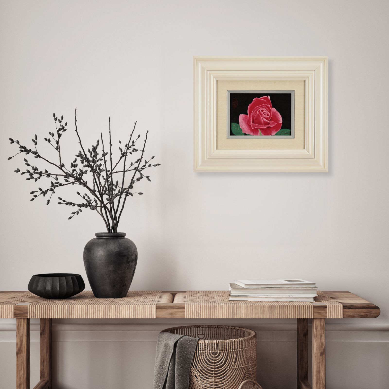 絵画 森下武 バラ 絵画 森下武 バラ