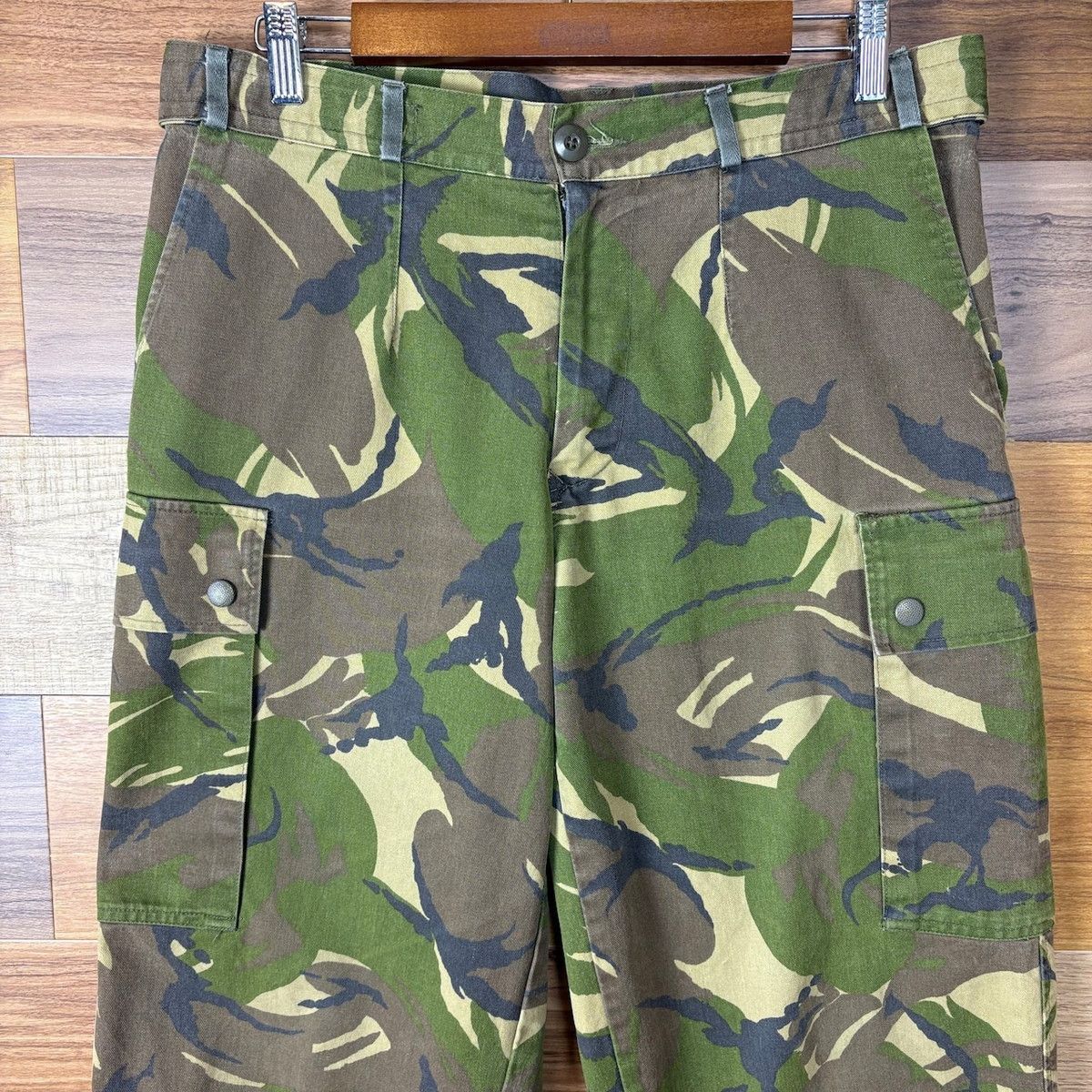 ナイフポケット付き 90s オランダ軍 迷彩柄 DPMカモ フィールド