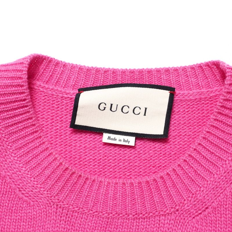 GUCCI - ■美品■GUCCI グッチ セーター サイズS ニット プルオーバー フロッグ刺繍 イタリア製 ブランド古着【中古】20240903/RA1062 GUCCI - □美品□GUCCI グッチ セーター サイズS ニット プル