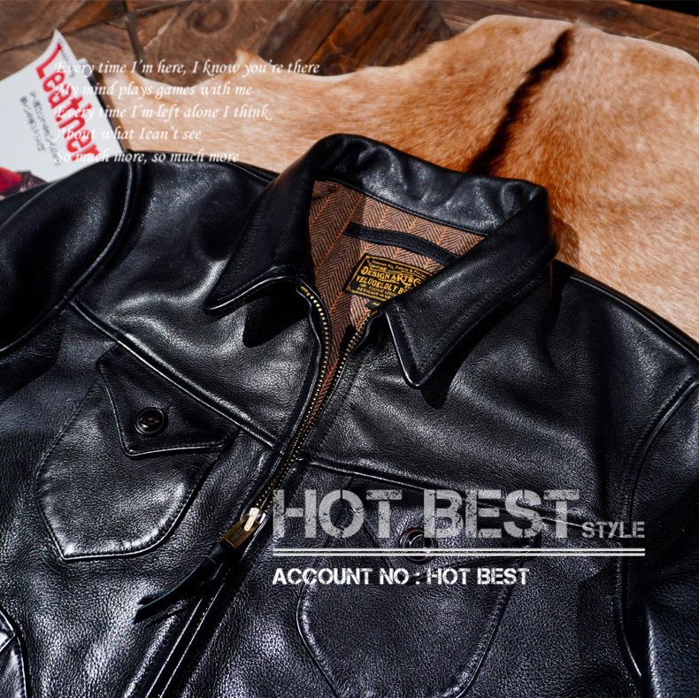 1.5mm カウハイド 復刻30'sスタイル ウォッシュ加工 ヴィンテージ