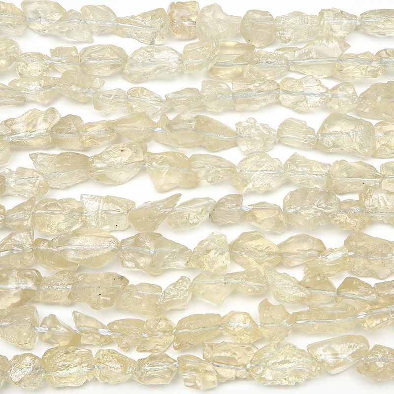 レモンクォーツ ラフロック 4～14mm【1連販売】 / 9-137 LQ4LR-X