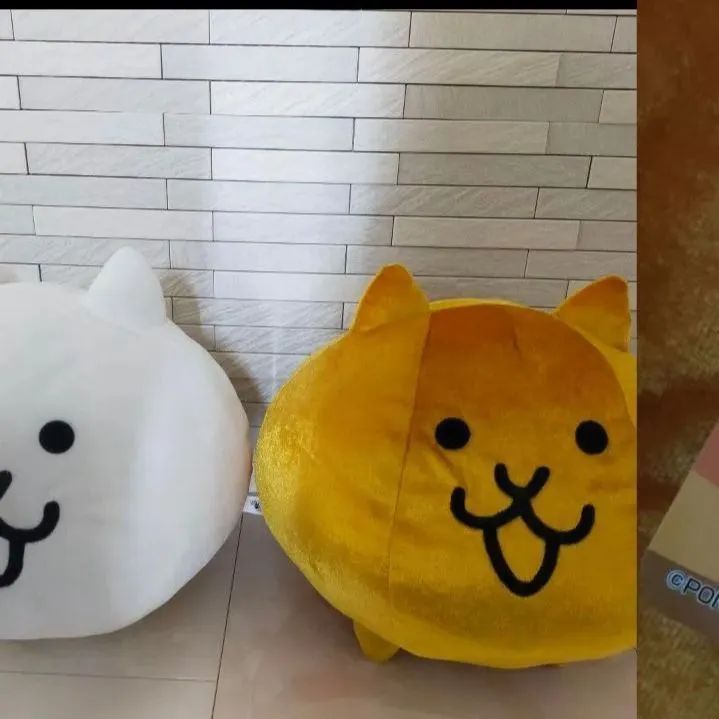 にゃんこ大戦争BIGぬいぐるみセット にゃんこ大戦争 BIGぬいぐるみ(ネコ&メタルネコ) プライズの情報