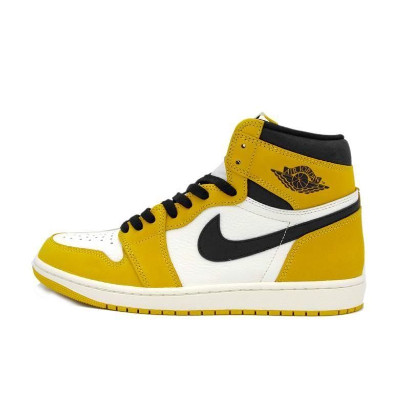 ナイキ NIKE □ 【 AIR JORDAN 1 RETRO HIGH OG Yellow Ochre DZ5485 ...