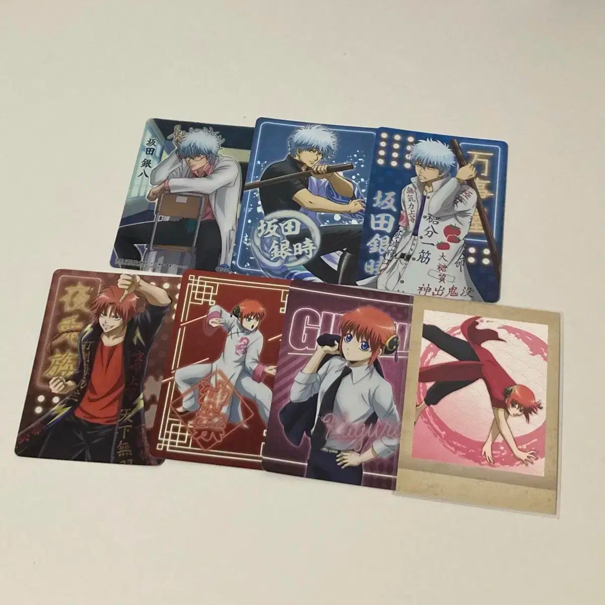 【雷市場（ポンジャン）商品韓国直送】 銀魂 3年Z組銀八先生 坂田 銀時 神楽 ゴールデンカムイ ネオン NEON カード クリア ぱしゃっつ ぱしゃこれ