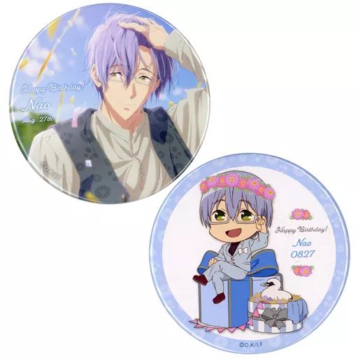 中古】バッジ・ピンズ 芹沢尚 缶バッジセット(2個セット) 「Free