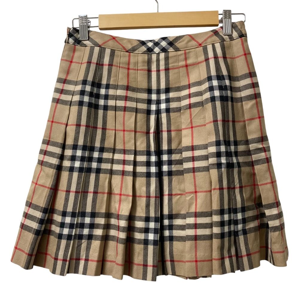 美品✨BURBERRY BLUE LABEL プリーツミニスカート ノバチェック 中古
