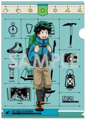 [Used] Clear File A. Midoriya Izuku A4 Clear File ~ Mountain Climbing!! ~ “My Hero Academia”