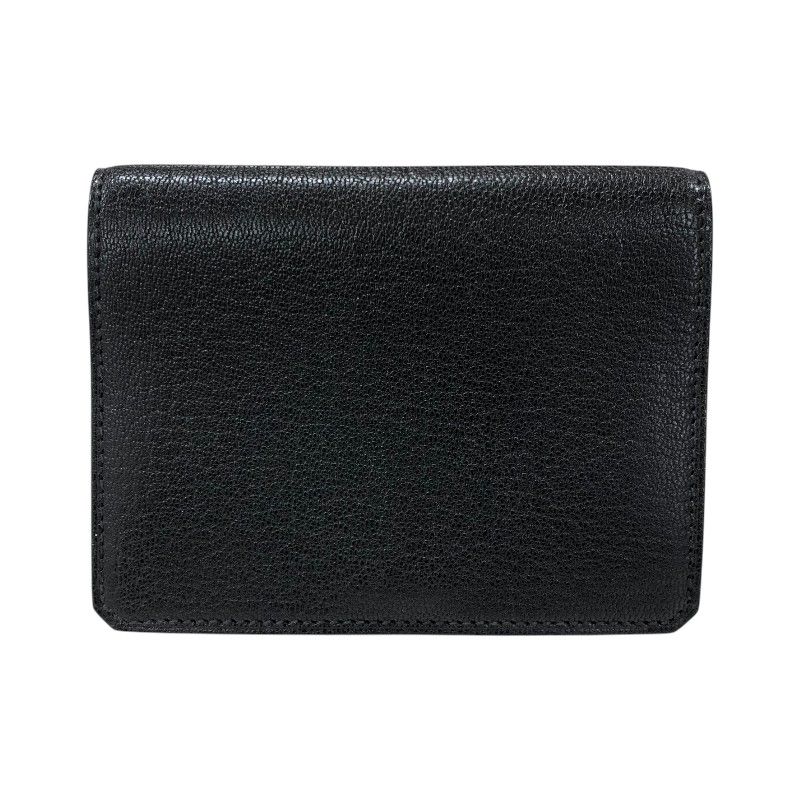 エルメス HERMES メドール カードケース B刻 ブラック ゴールド金具 シャムキラ レディース カードケース