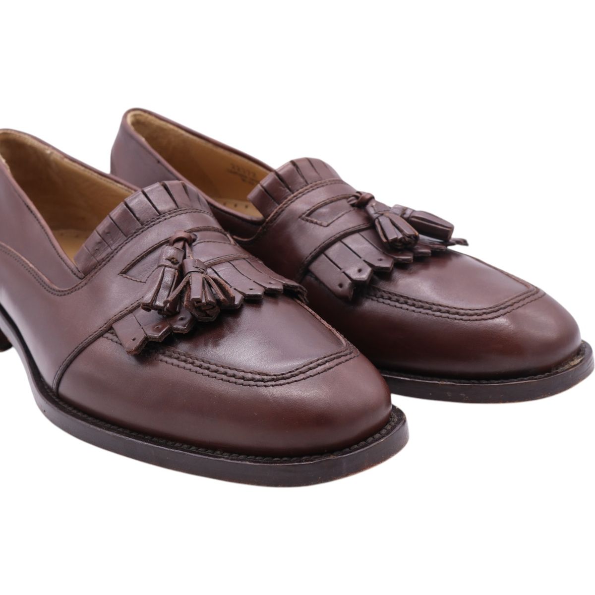  古着 ボストニアン Bostonian キルト タッセルローファー イタリア製 9 1 2 M メンズ27 5 cm相当 saa 011689 デッキシューズ 靴