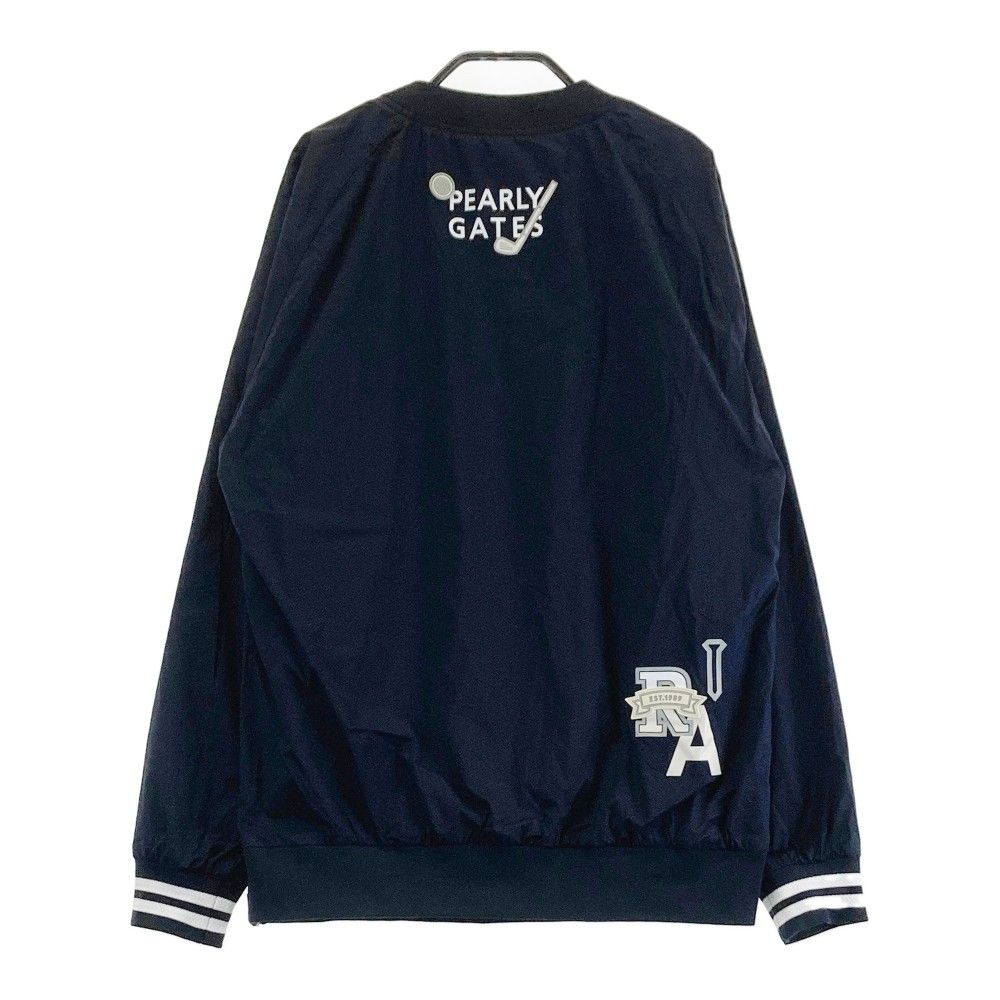 サイズ：2 PEARLY GATES パーリーゲイツ 2023年 長袖ブルゾン スニードジャック プリント ネイビー系 [240101428130] ゴルフウェア レディース ストスト PEARLY GATES パーリーゲイツ 2023年 長袖ブルゾン スニード