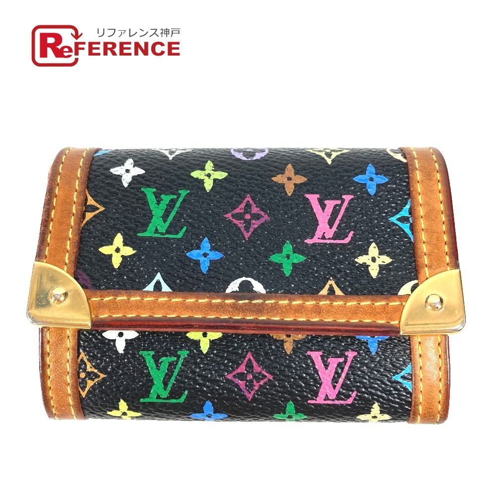 LOUIS VUITTON ルイヴィトン コインケース ポルトモネ プラ M92656 モノグラムマルチ キャンバス ノワール ブラック