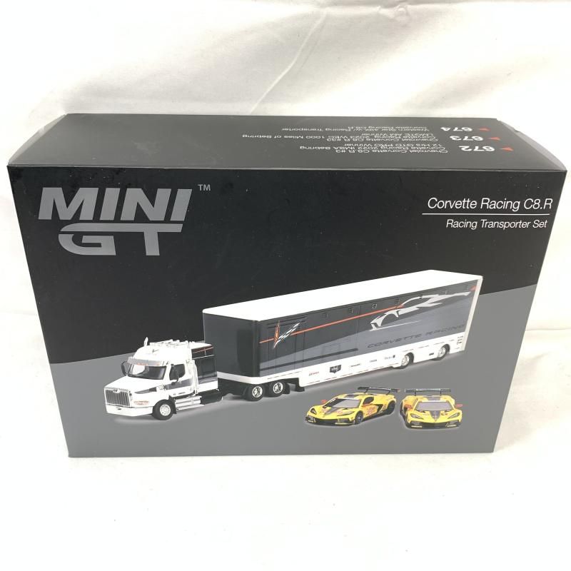 1/64 コルベットレーシング C8.R レーシング トランスポーターセット