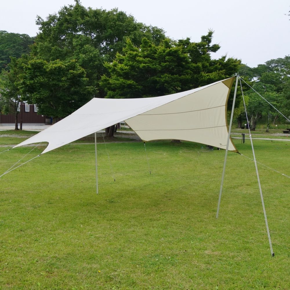 美品 スノーピーク snowpeak コネクトタープ ヘキサ アイボリー