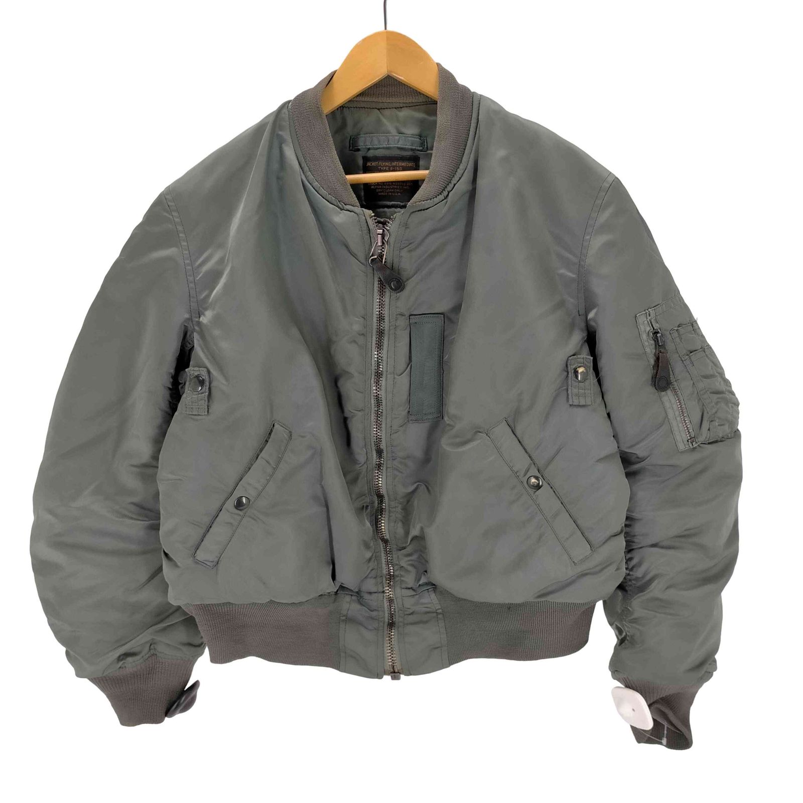 【ALPHA INDUSTRIES】 B-15D フライトジャケット USA製 アルファインダストリーズ ALPHA INDUSTRIES USA製 TYPE B-15D