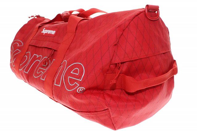 supremeボストンバッグ ダッフルバッグ 赤 Supreme] 24FW Duffle Bag Red - メルカリ