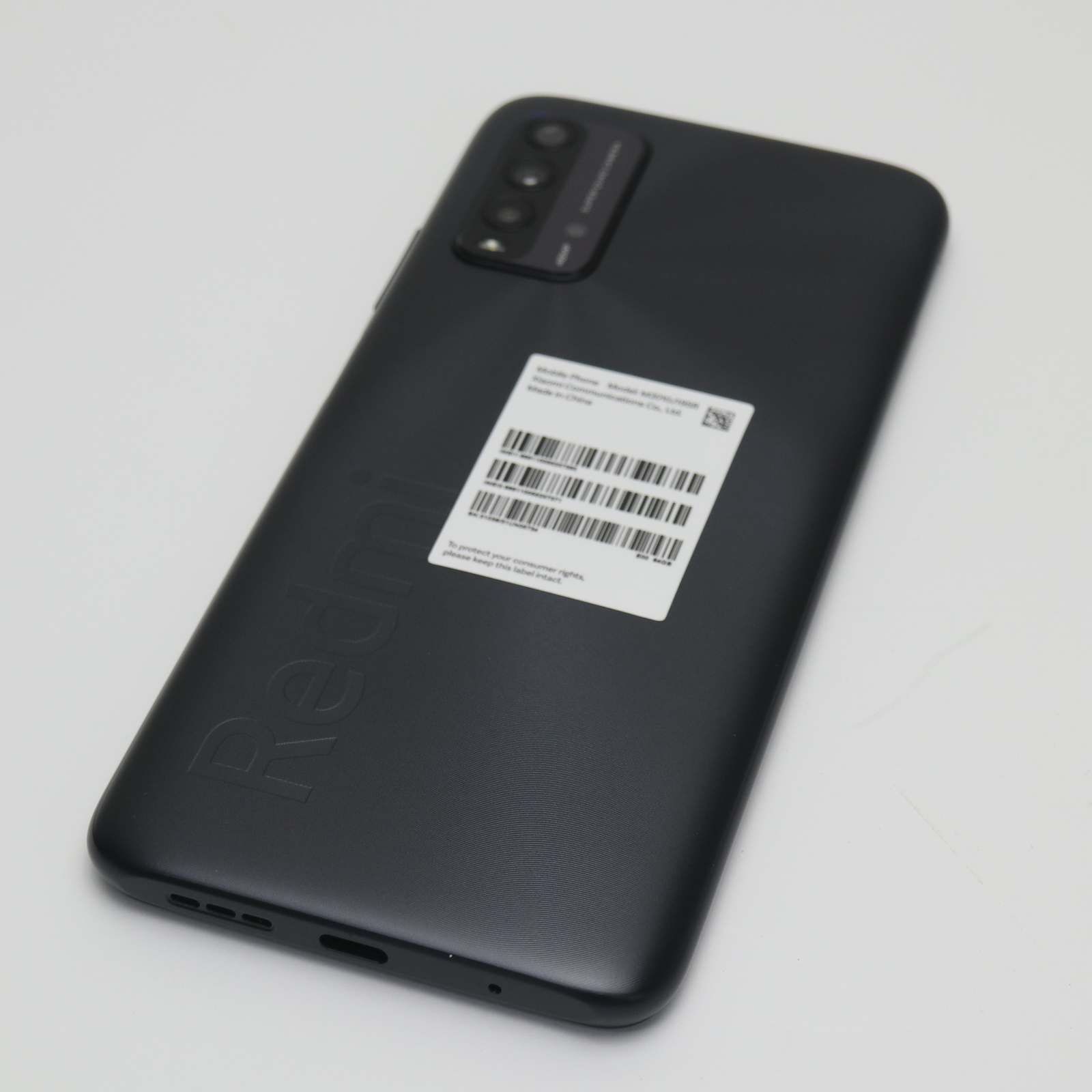 新品同様 Redmi Note 9T A001XM ナイトフォールブラック 白ロム 本体