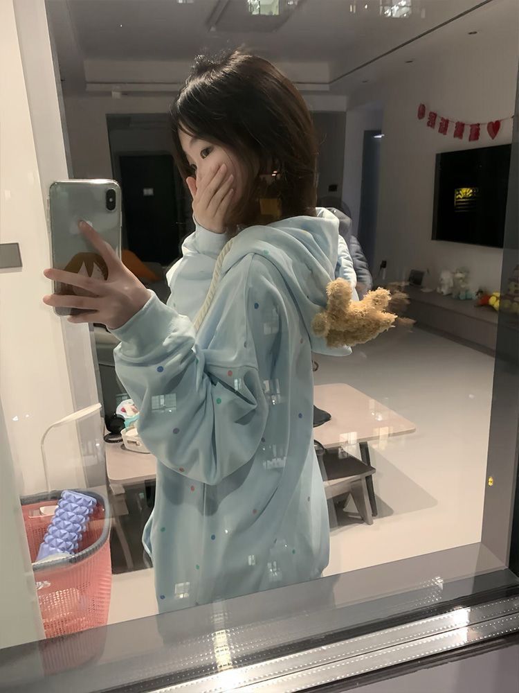 くま柄 ドット柄