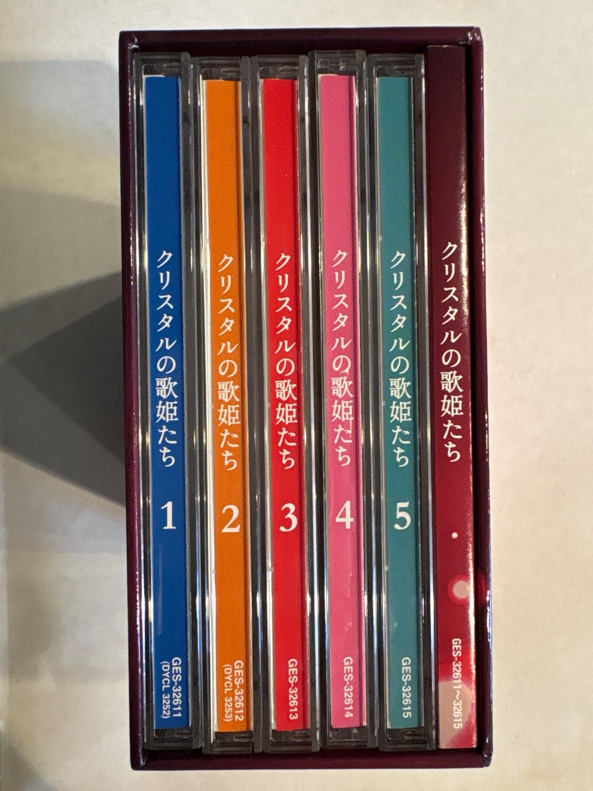 クリスタルの歌姫たち 5枚組CD 音楽のある風景 公式通販サイト》：クリスタルの歌姫たち