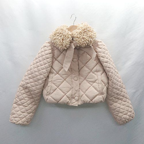 épine キルティングダウンショート ベージュ