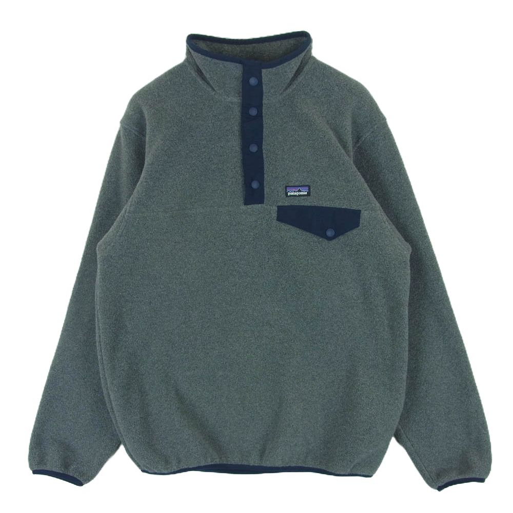 patagonia パタゴニア 65572 Boys Lightweight Synchilla Snap-T Ppullover キッズ 子供用 ライトウェイト シンチラ スナップＴ プルオーバー フリース ジャケット XL 14