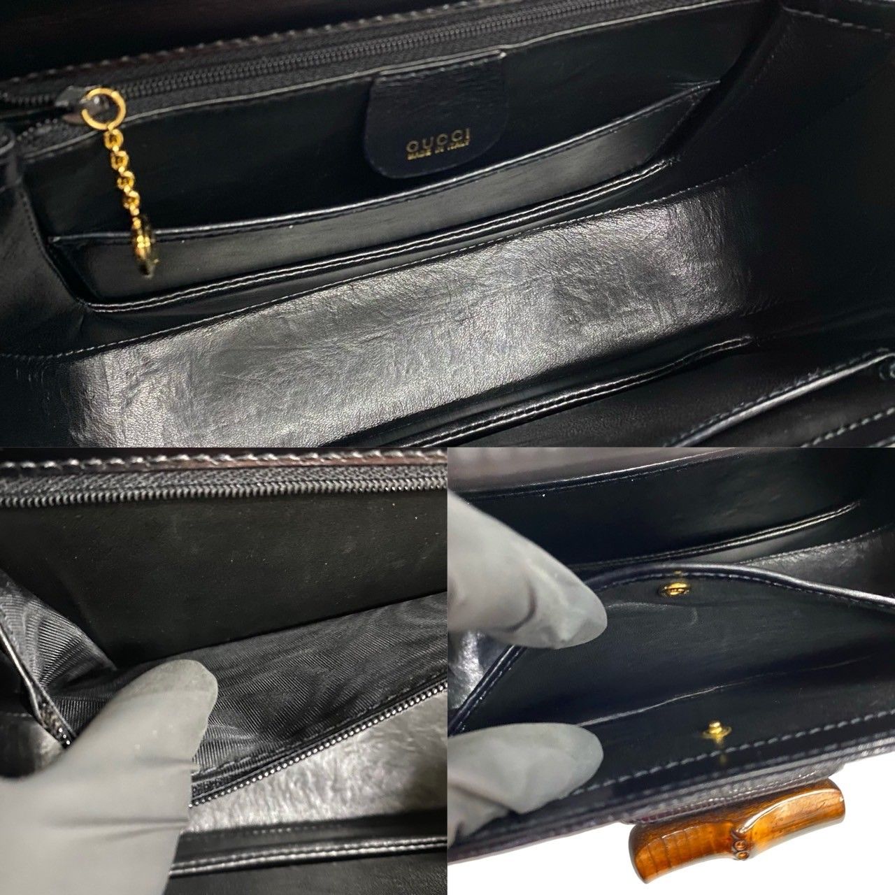 ほぼ未使用 GUCCI グッチ オールドグッチ バンブー ターンロック ほぼ未使用 GUCCI グッチ オールドグッチ バンブー ターンロック
