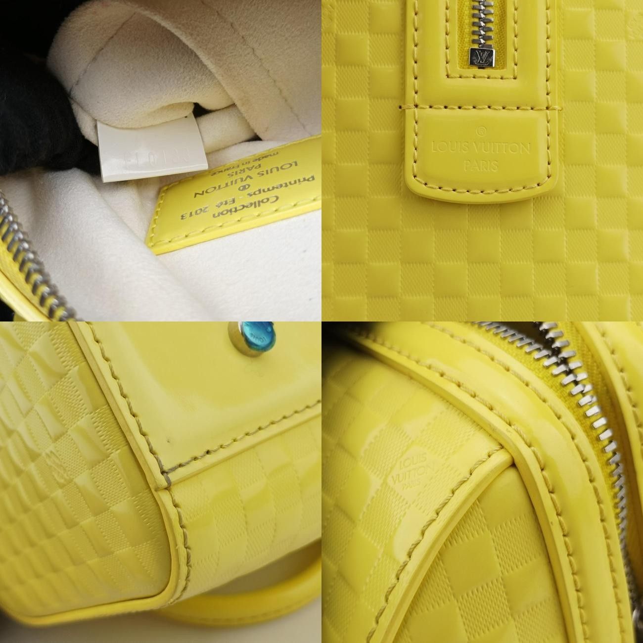 ルイヴィトンLouis VuittonスピーディキューブPMジョーヌダミエファセットM48902FL0188