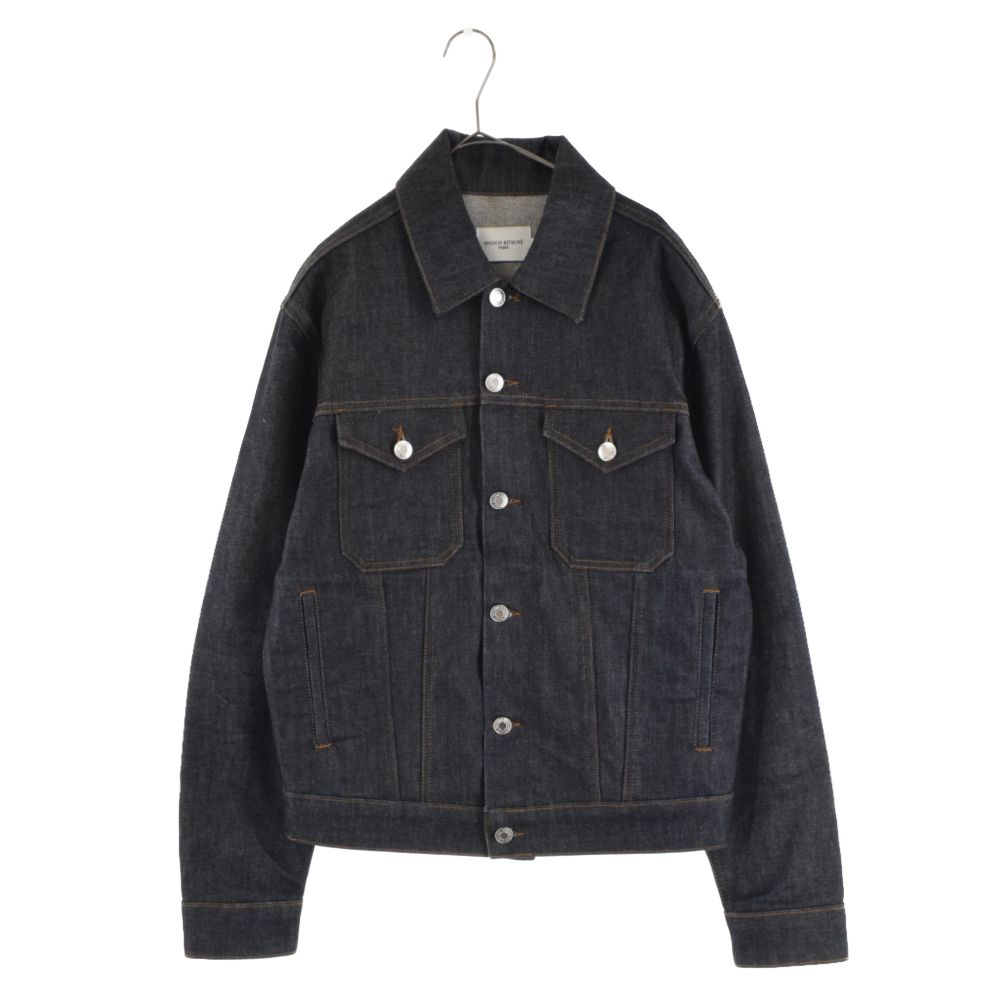 MAISON KITSUNÉ メゾンキツネ TRUCKER JACKET 黒 - ブルゾン