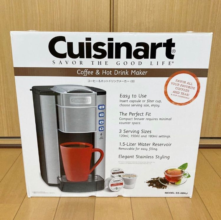 コーヒーメーカー ホットドリンクメーカーCuisinart SS-6BKJ