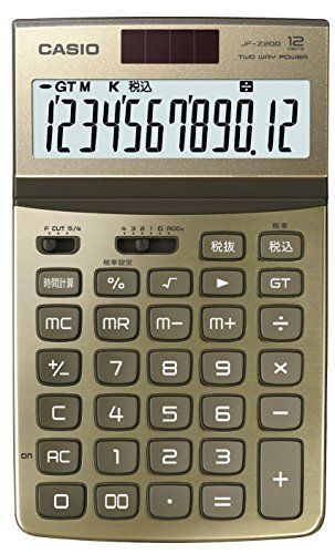 中古】カシオ 電卓 ジャストタイプ 12桁 ホワイト JF-Z200WE-N - メルカリ