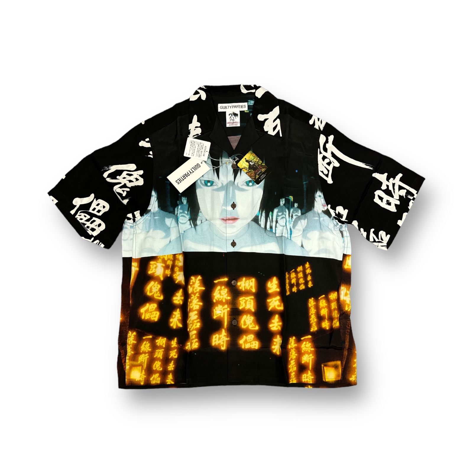 定価36300円 新品 WACKO MARIA 24SS GHOST IN THE SHELL 2 INNOCENCE 攻殻機動隊 HAWAIIAN  SHIRT(TYPE-2) ハワイアン アロハシャツ ワコマリア コラボ ブラック M 72620A5 - メルカリ