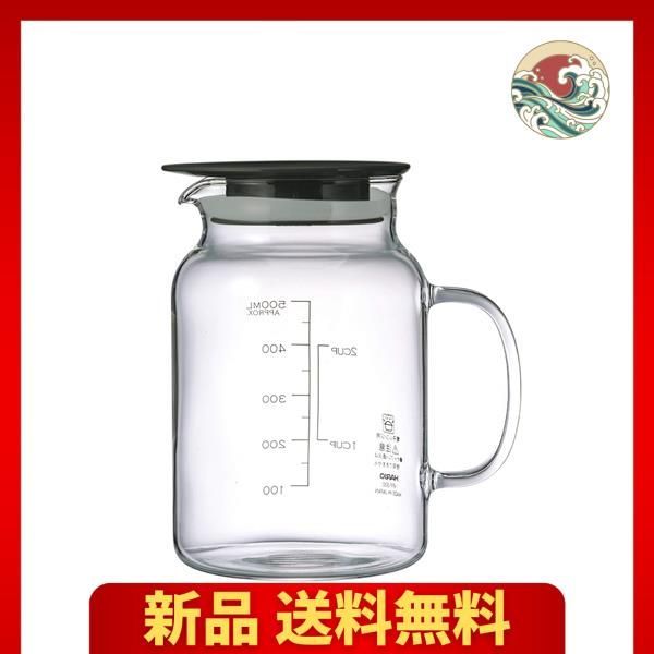 500mL_フルーツポット HARIO(ハリオ) お酢 保存容器 ビネガーズフルーツポット 500ml 漬物 ブラック 日本製 VFP-500-B  1個入 - メルカリ