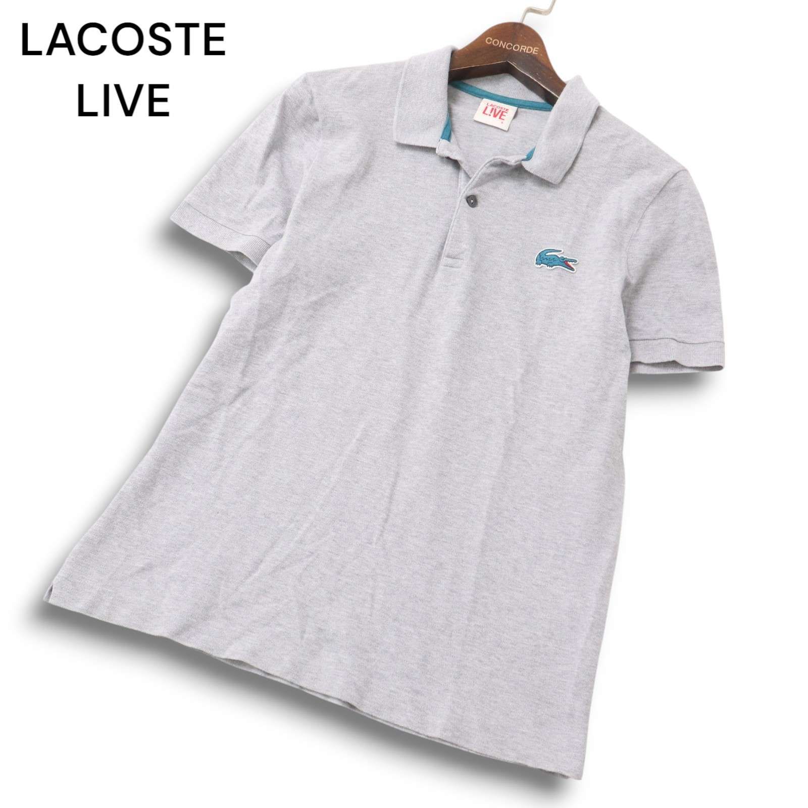 LACOSTE LIVE ラコステ ライブ 春夏 ワニロゴ 刺繍☆ ストレッチ