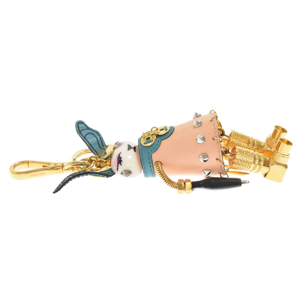 プラダ　ピンクベース　ロボットモチーフ　キーホルダー【美品、希少？】 楽天市場】プラダ キーホルダー ロボット（財布・ケース｜バッグ