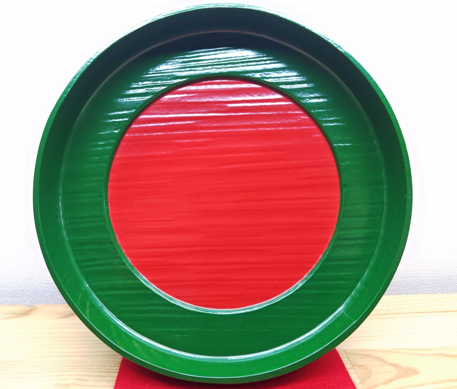 日ノ丸菓子器 漆匠