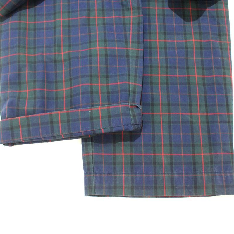 90s vintage TOMMY HILFIGER チェック柄 2タック コットン スラックス