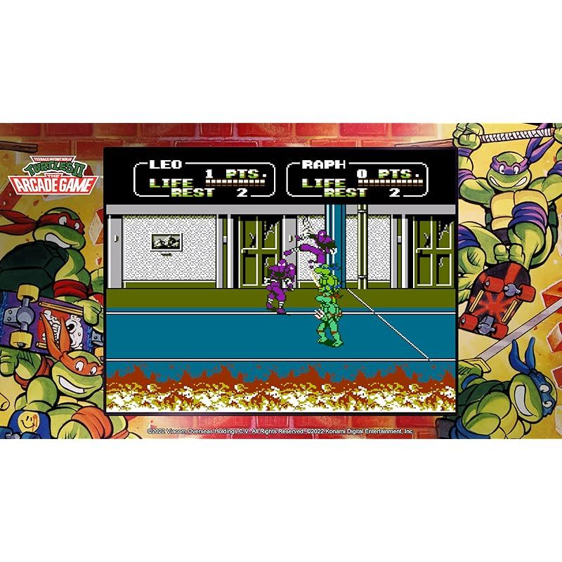 TMNT*COWABUNGA COLLECTION*Switch版/タートルズ Amazon.com: Konami Teenage Mutant Ninja Turtles: Cowabunga