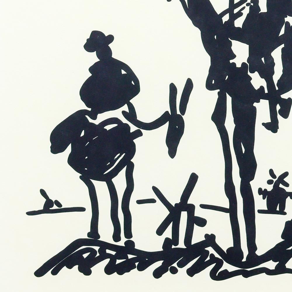 【祝開店！大放出セール開催中】 WISH】パブロ・ピカソ Pablo Picasso「ドン・キホーテ」ジクレー 絵画