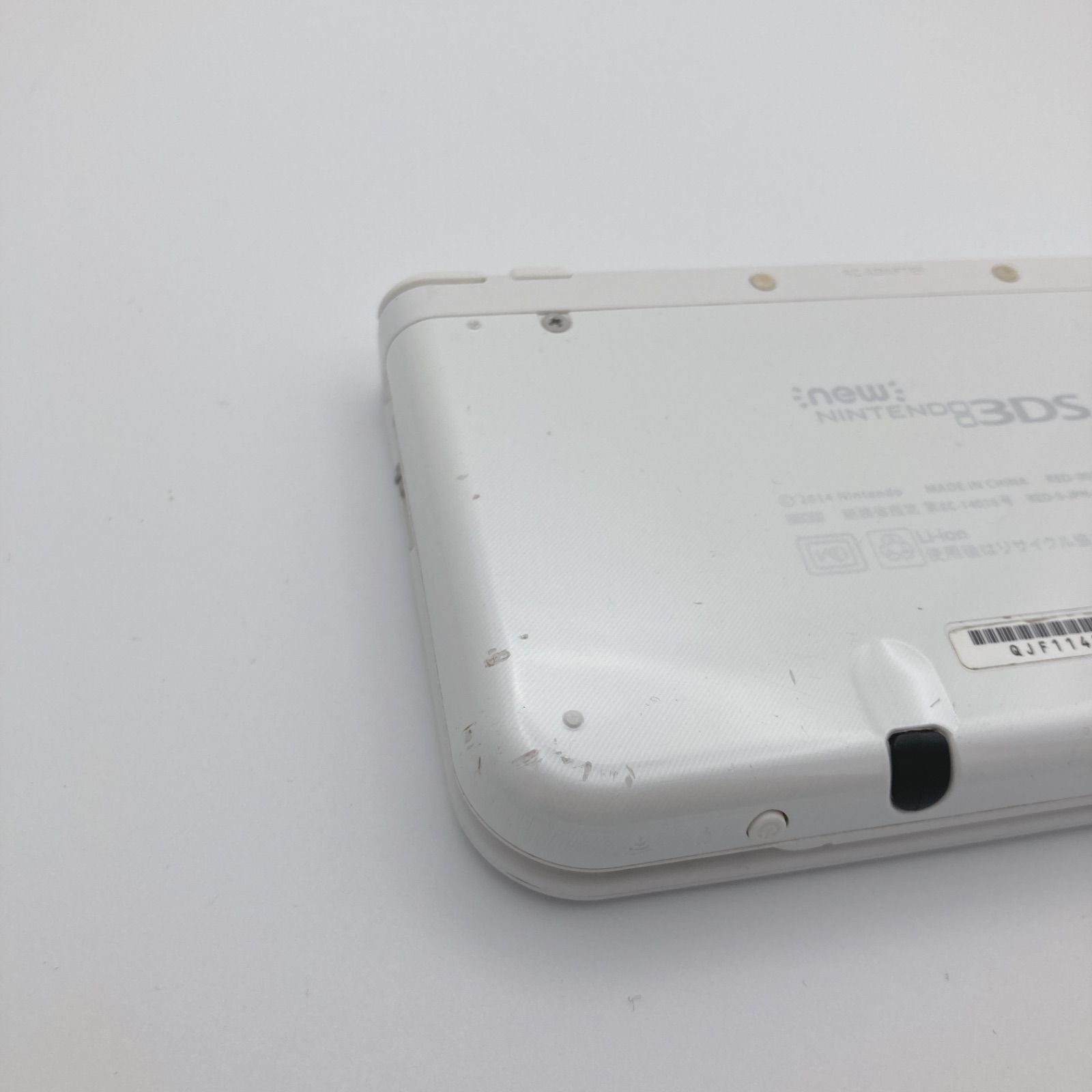 下画面IPS液晶 Newニンテンドー3DS LL パールホワイト 本体 New Nintendo 3DS XL Console Stylus Pearl White Tested - Working UP786_INFO