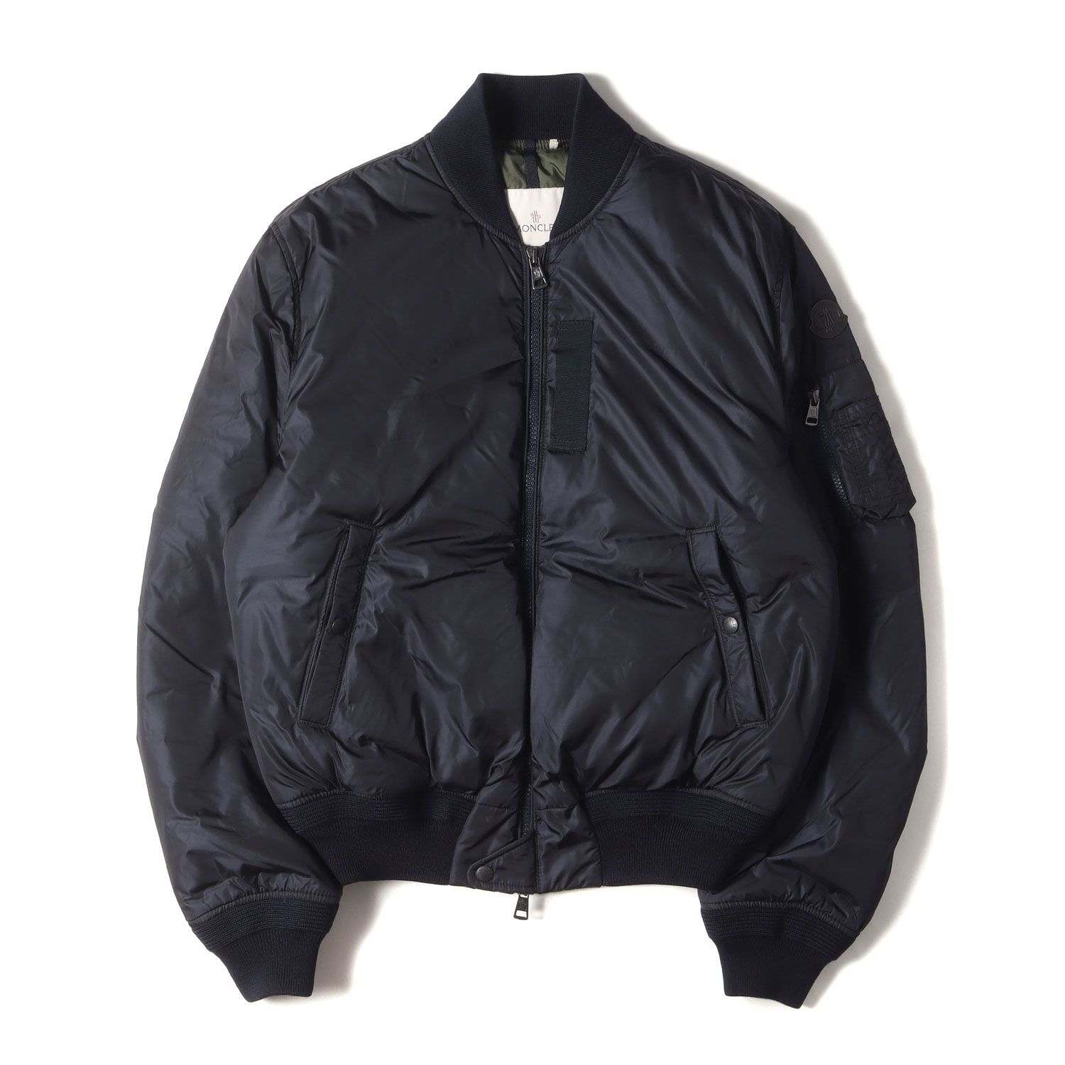 美品 モンクレール 17AW MA-1 ダウン ボンバージャケット ALLIX メンズ SIZE 1 (S) MONCLER 超美品 箱付き モンクレールKRAUN MA-1 ボンバーダウンジャケット