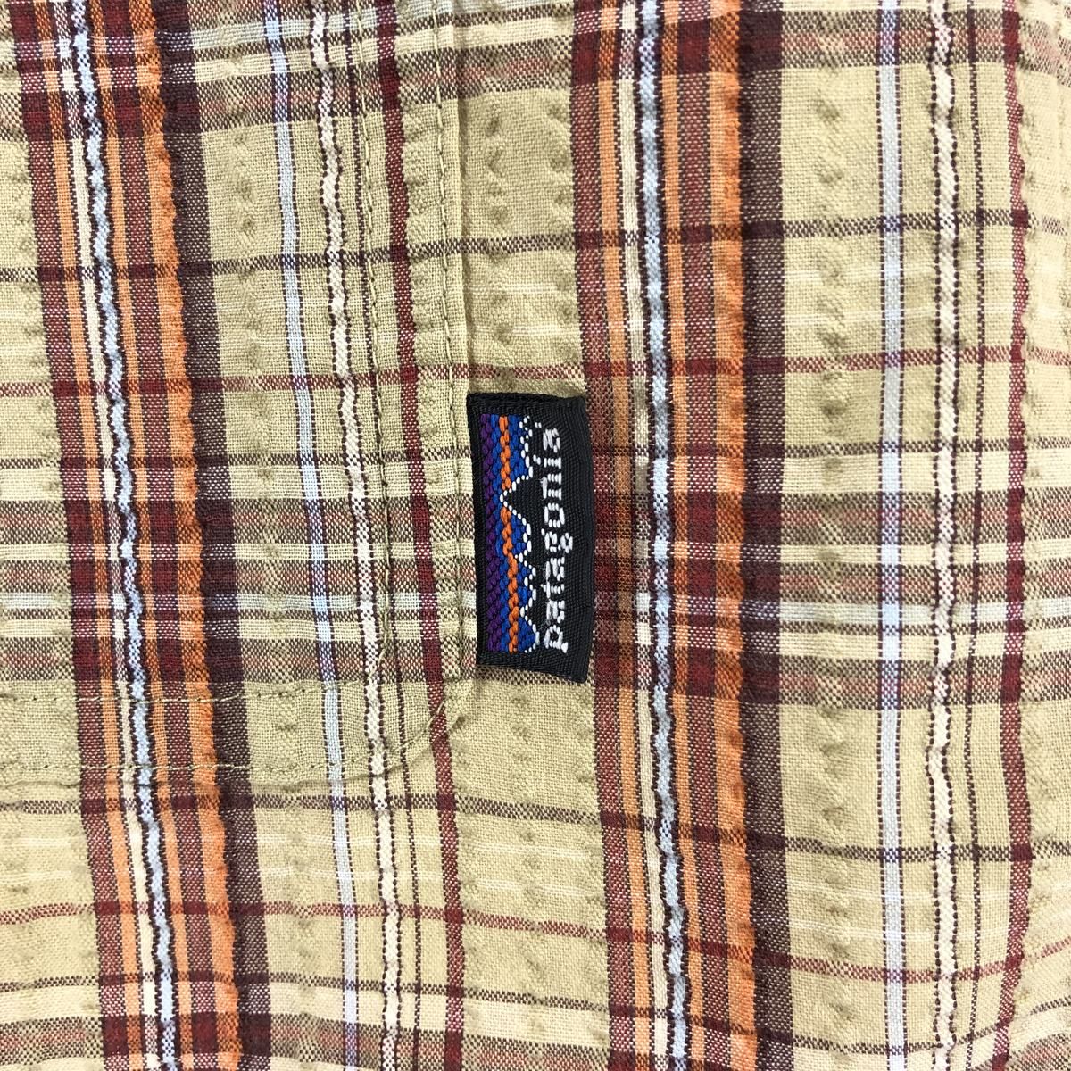 古着 00年代 パタゴニア Patagonia 53000S0 シアサッカー 半袖