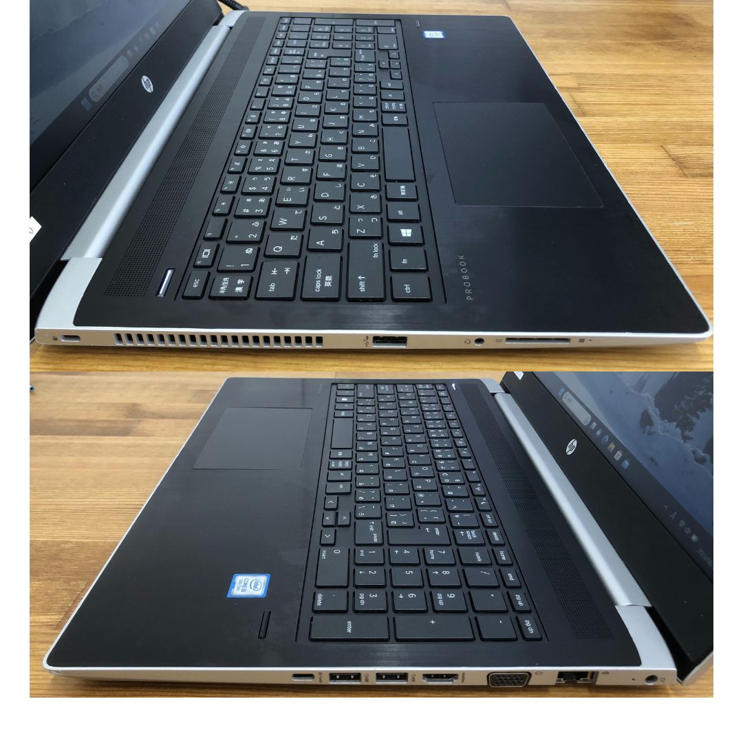 HP ProBook 450 G5 第8世代 Core i5-8250U SSD256GB メモリ8GB (Au1-12