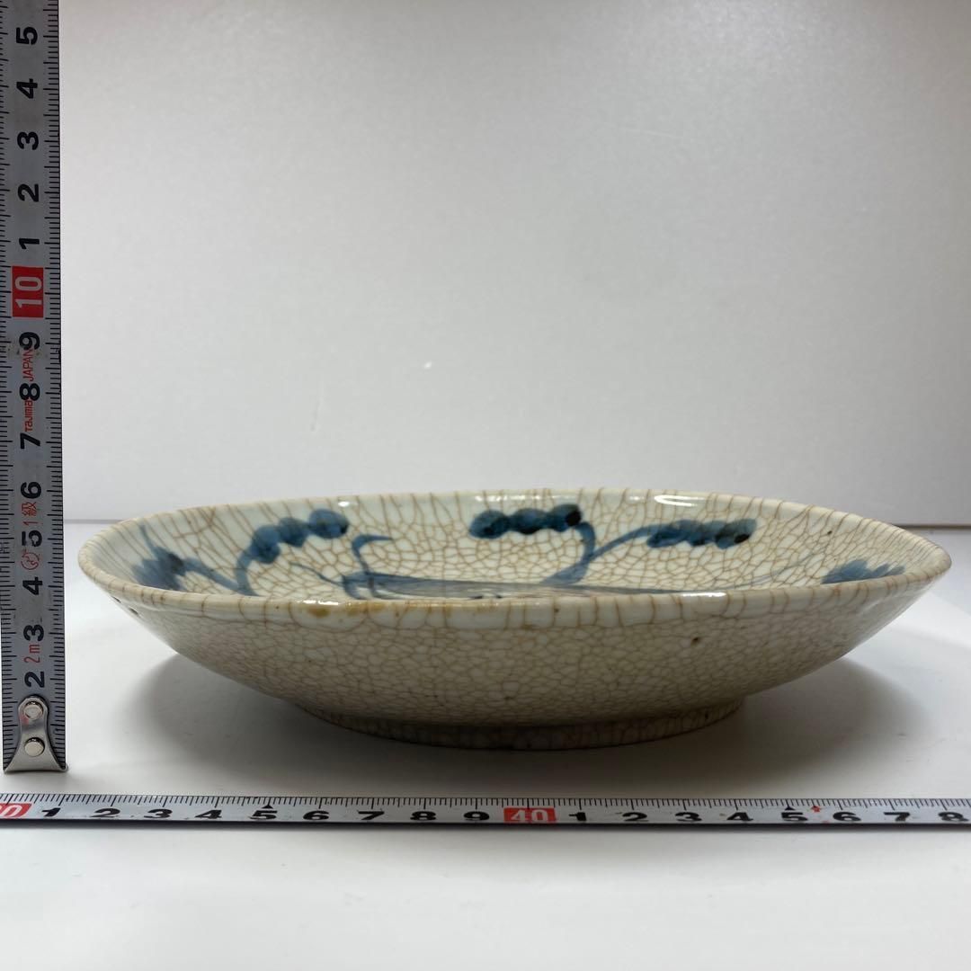 李朝　辰砂魚文皿　共箱　直径23㎝　東Y6-0229② タサニ 李朝 辰砂魚文皿 共箱 直径23㎝ 東Y6-0229② タサニ - メルカリ