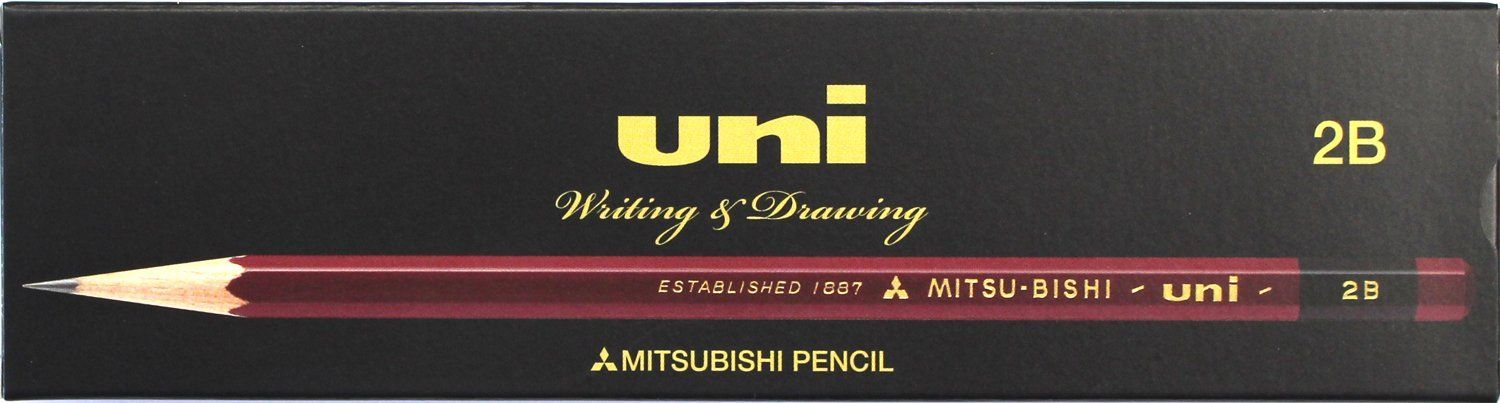 三菱鉛筆 鉛筆 ユニK 2B 1ダース 紙箱 UK2B - 鉛筆・シャープペン