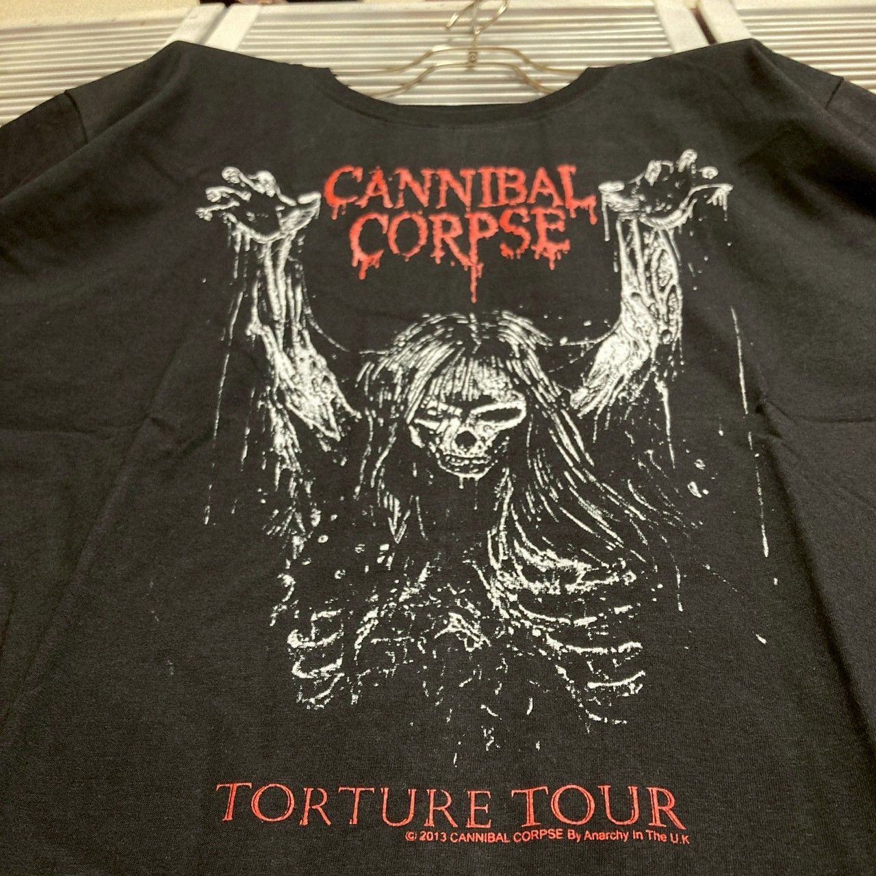 ⭐︎ カンニバルコープス CANNIBAL CORPSE スカル T 黒 バンド 