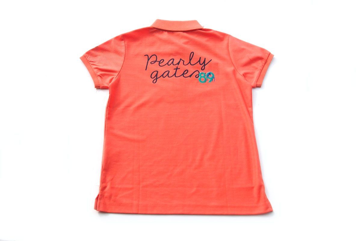 刺繍入り 半袖ポロシャツ｜レディース