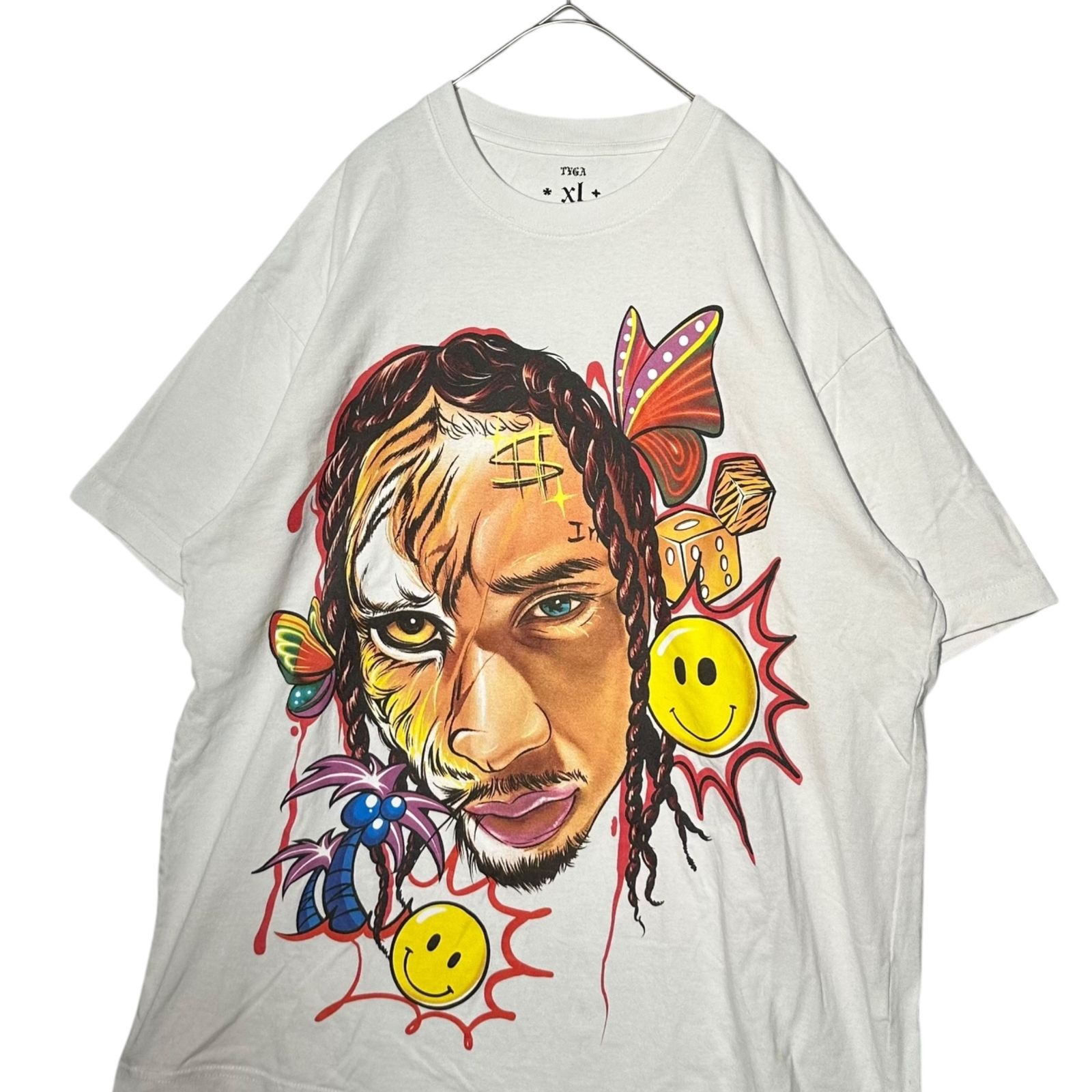 EVAE+MOB×Tyga((エバーモブ)×タイガ) EVAE Collab TYGA Tee 