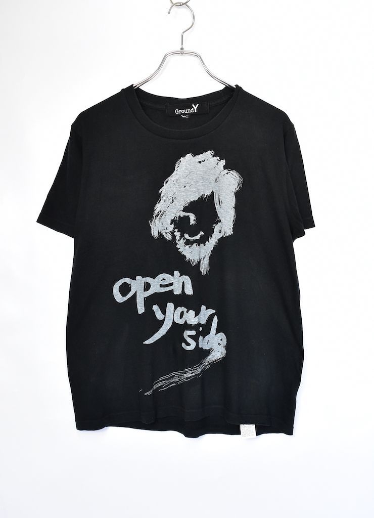 Ground Y グラウンド ワイ YOHJI YAMAMOTO ヨウジヤマモト プリント 半袖 Tシャツ 21869 - 0397 80