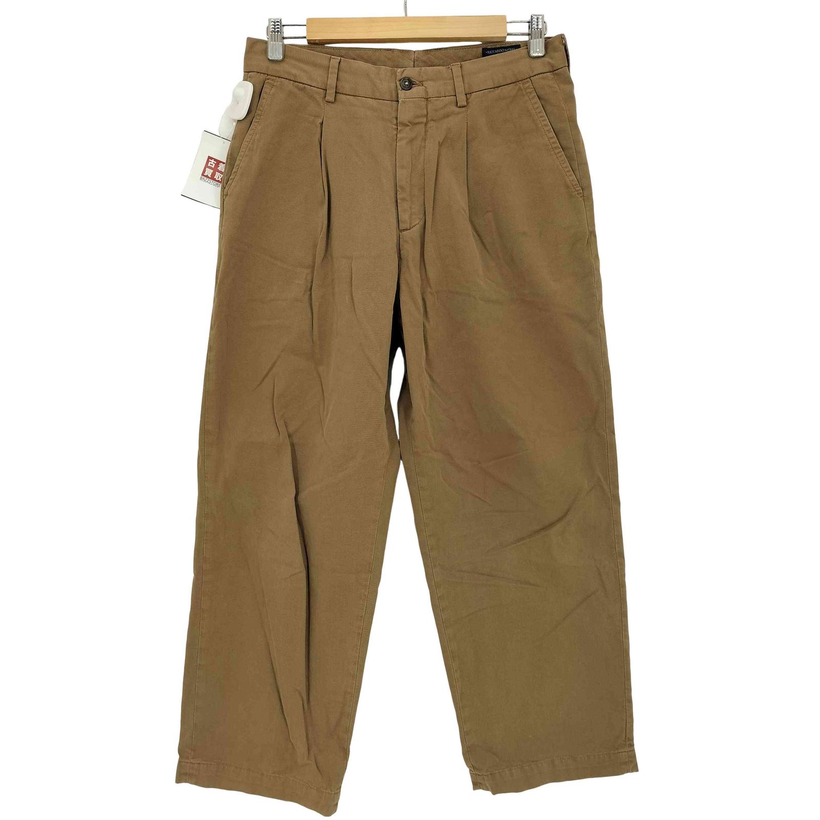 RICCARDO METHAリカルドメッサ DRAGON TWILL 48 L RICCARDO METHA (リカルドメッサ) 1TUCK WIDE PANTS DRAGON