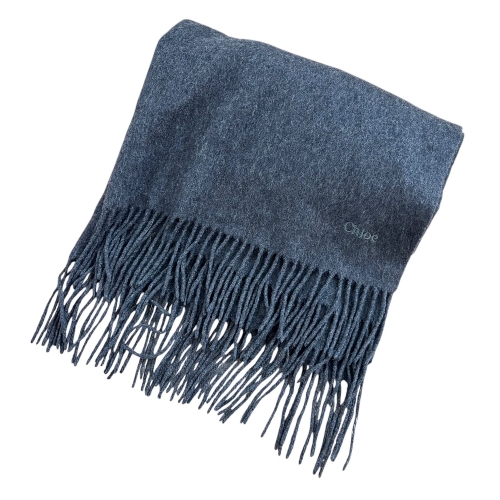 クロエ 大判 ストール グレー Chloe 160b新品 シーバイ クロエ 洗える
