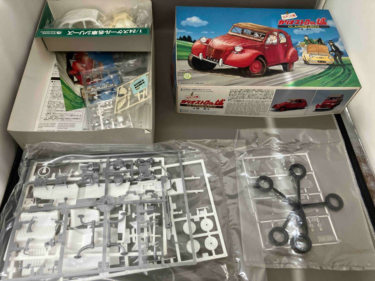 現状品 プラモデル グンゼ産業 1/24 逃走 クラリス&2CV 「ルパン三世